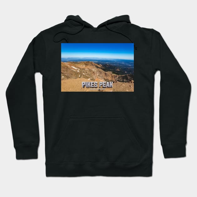 Pikes Peak Colorado Hoodie by Gestalt Imagery